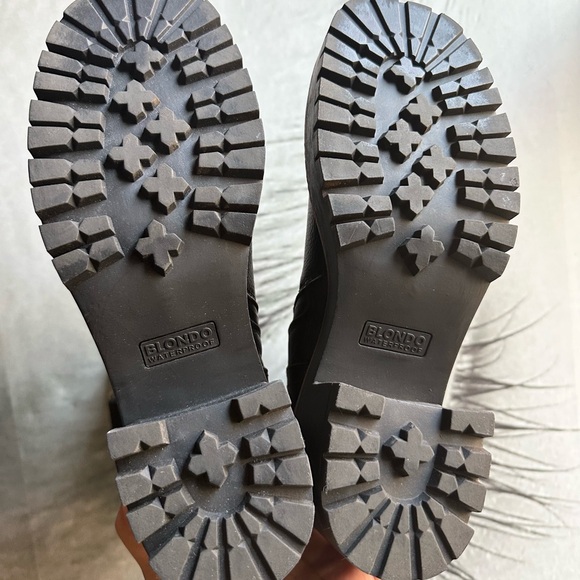 🌸BLONDO🌸 Rylyn Waterproof Bootie in Black Leather Size: 10 - Picture 14 of 14